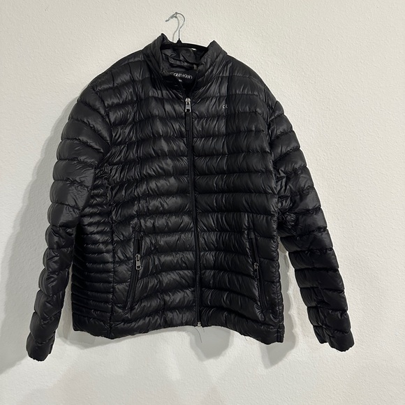 Calvin Klein Men's Quilted Black Puffer Jacket - Picture 1 of 6
